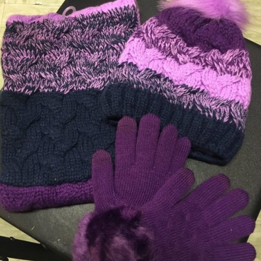 Children's Winter Hat Set